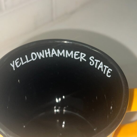 GARFIELD Alabama Yellow Ceramic Mug The Yellowhammer State PAWS Jim Davis - Picture 5 of 5